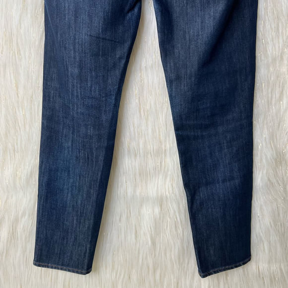 J.Crew Womens Toothpick Ankle Skinny Jeans Blue Pockets Dark Wash Mid Rise 29 - Picture 8 of 9